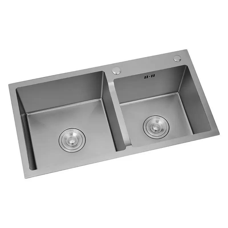 Project Use Square Kitchen Sink Stainless Steel Single Bowl Undermount Handmade Custom Basin Supplier