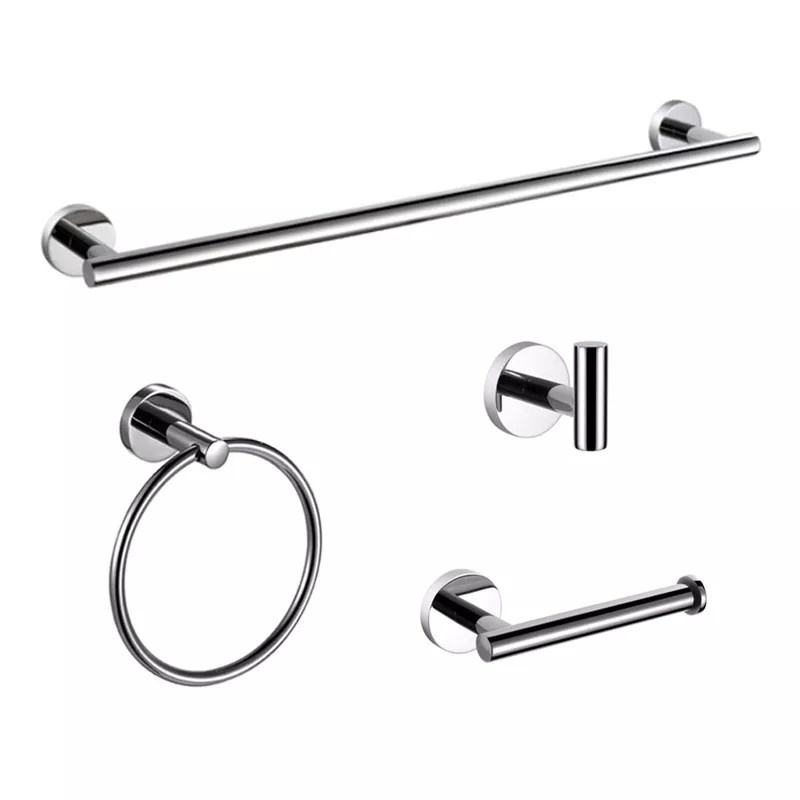 18700 Wall Mounted Zinc Alloy Material Orb Finish Bathroom Accessories Set