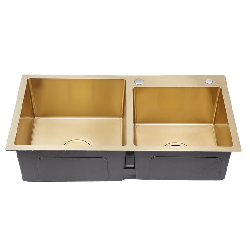 Premium Stainless Steel 304/316 Under Mount Kitchen Sink Handmade Customized Size 650X440X205mm