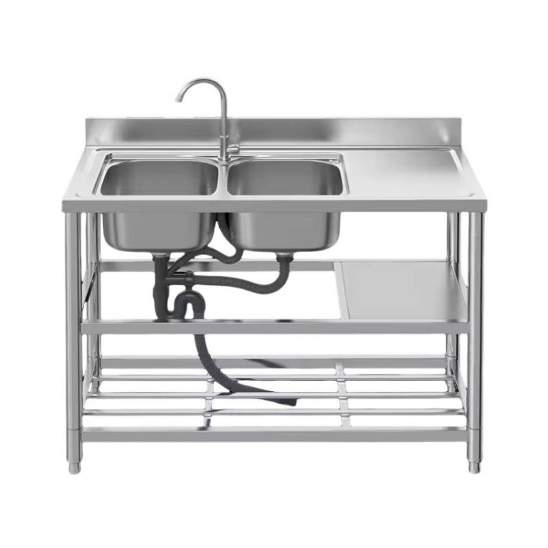 Premium Handmade Square Kitchen Sink SUS304 Stainless Steel Single Bowl Deep Undermount Kitchen Sink