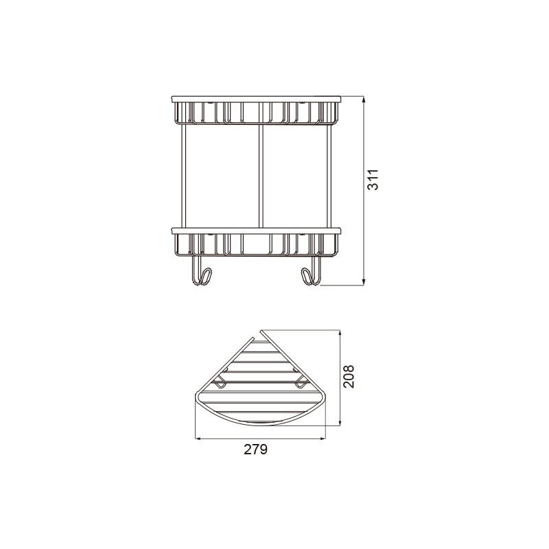 Black Wall Mounted Stainless Steel Bathroom Accessories Set