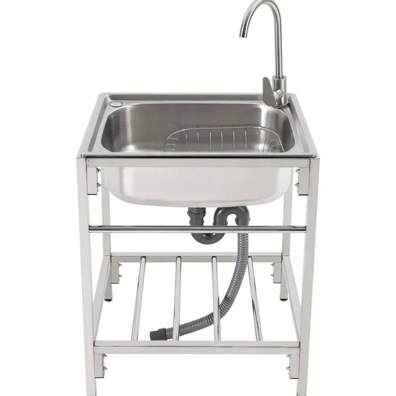 Custom Stainless Steel Kitchen Sink Handmade Commercial Sink Installation Kit