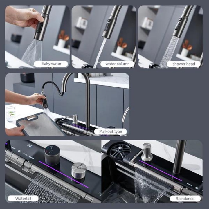 Premium Stainless Steel 304/316 Under Mount Kitchen Sink Handmade Customized Size 650X440X205mm