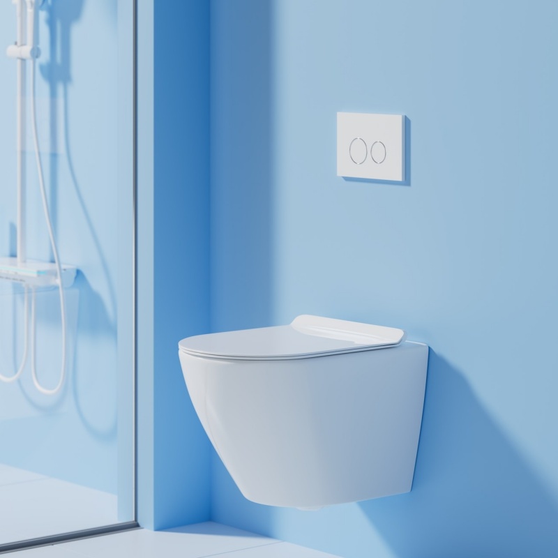 Comfort Plus Height Two Piece Toilet for Elongated Bowl with Dual Flush